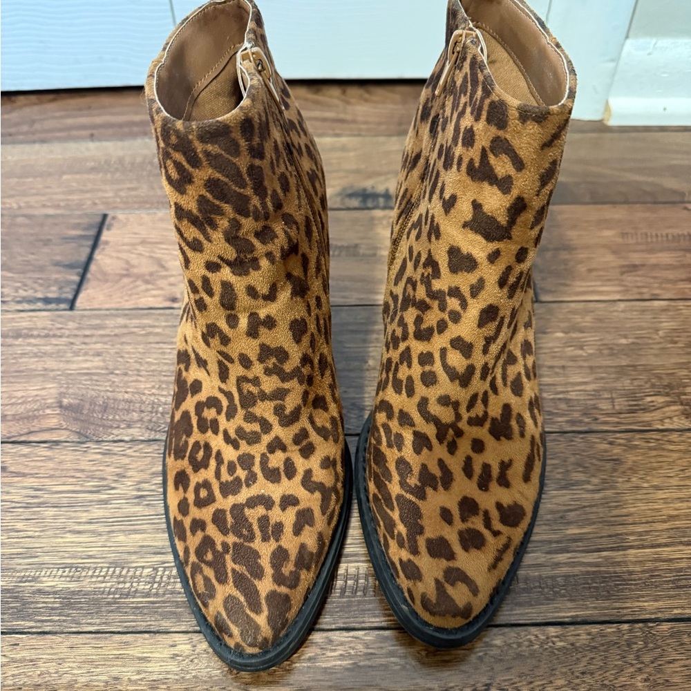 Madden Girl Animal Print Ankle Booties